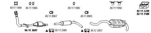  VW_178 Exhaust system VW178