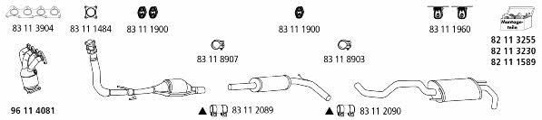 HJS Leistritz VW_2262 Exhaust system VW2262 VW2262 HJS Leistritz Exhaust system
