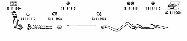 HJS Leistritz VW_249 Exhaust system VW249