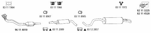  VW_447C Exhaust system VW447C