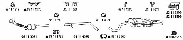  VW_470A Exhaust system VW470A