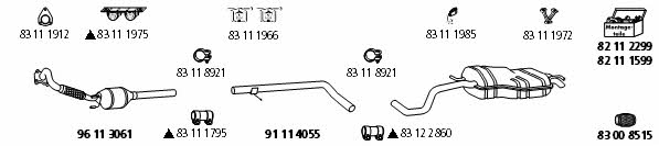  VW_471 Exhaust system VW471
