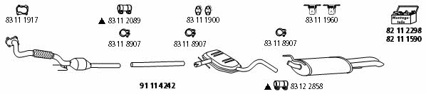 HJS Leistritz VW_570 Exhaust system VW570