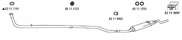 HJS Leistritz VW_85 Exhaust system VW85