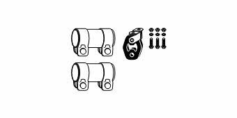 HJS Leistritz 82 11 9847 Fitting kit for silencer 82119847