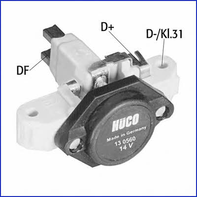Huco 130560 Alternator regulator 130560