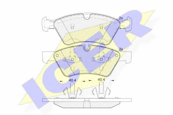 Icer 181771 Brake Pad Set, disc brake 181771