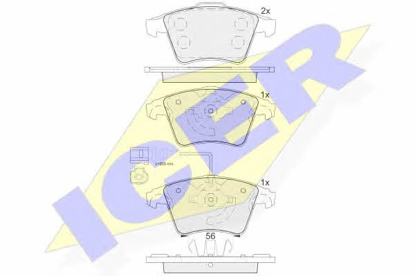 Icer 181779 Brake Pad Set, disc brake 181779