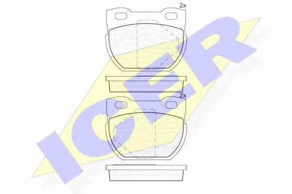 Icer 141090-201 Brake Pad Set, disc brake 141090201