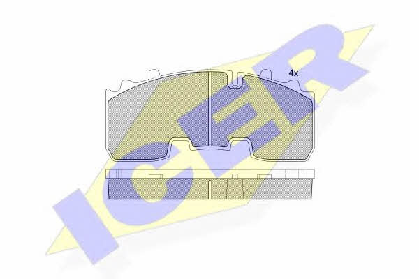 Icer 152156 Brake Pad Set, disc brake 152156