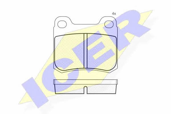 Icer 180420 Brake Pad Set, disc brake 180420