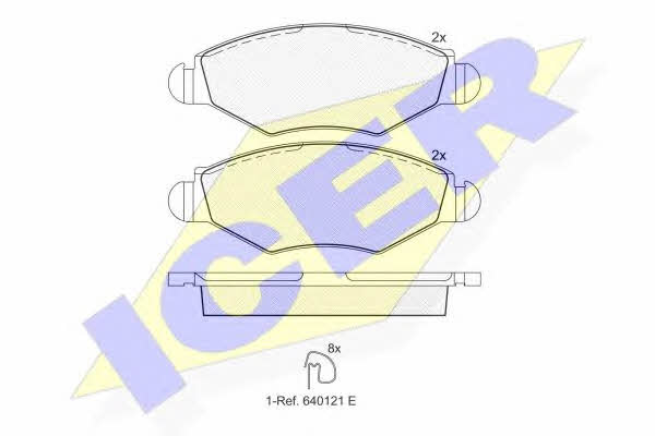 Icer 181439 Brake Pad Set, disc brake 181439