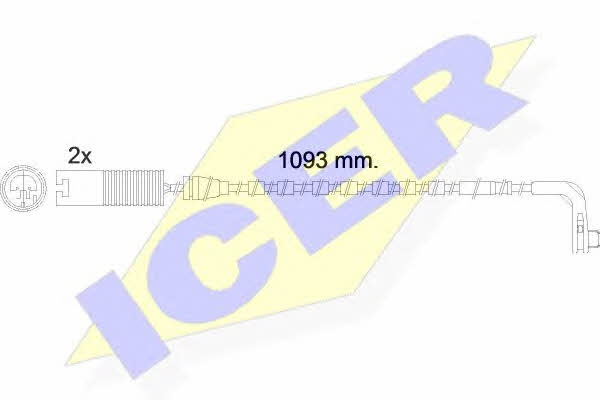 Icer 610475 E C Warning contact, brake pad wear 610475EC