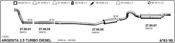 Imasaf 524000004 Exhaust system 524000004