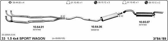 Imasaf 502000065 Exhaust system 502000065