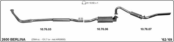 Imasaf 502000213 Exhaust system 502000213