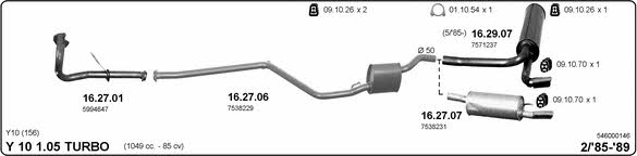 Imasaf 546000146 Exhaust system 546000146