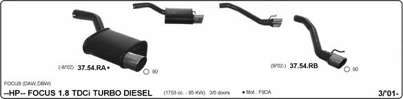 Imasaf 525000181 Sport Silencer Set 525000181