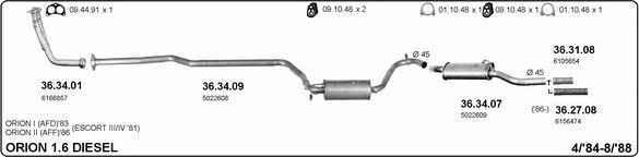 Imasaf 525000269 Exhaust system 525000269