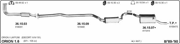 Imasaf 525000273 Exhaust system 525000273