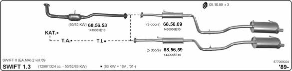 Imasaf 577000024 Exhaust system 577000024