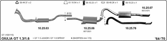 Imasaf 502000026 Exhaust system 502000026
