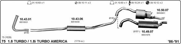 Imasaf 502000104 Exhaust system 502000104