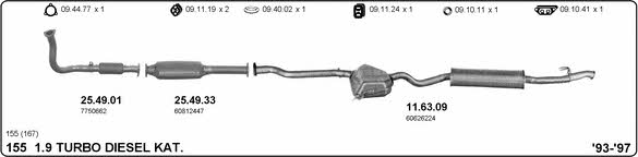 Imasaf 502000151 Exhaust system 502000151