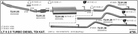  587000213 Exhaust system 587000213