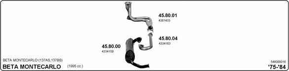 Imasaf 546000016 Exhaust system 546000016