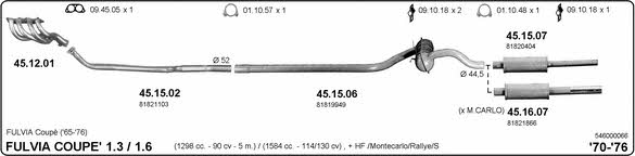 Imasaf 546000066 Exhaust system 546000066