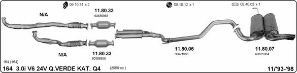 Imasaf 502000189 Exhaust system 502000189