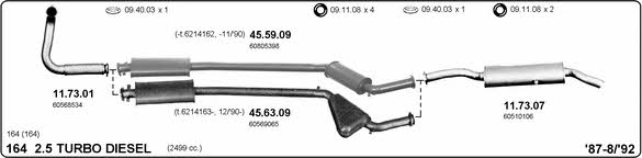 Imasaf 502000191 Exhaust system 502000191