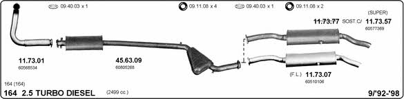 Imasaf 502000192 Exhaust system 502000192