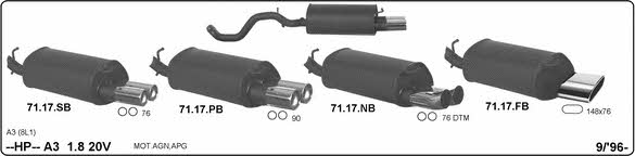  504000007 Sport Silencer Set 504000007