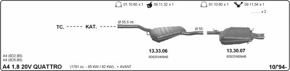 Imasaf 504000029 Exhaust system 504000029