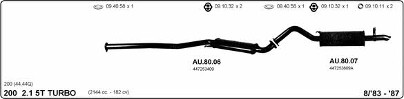 Imasaf 504000174 Exhaust system 504000174