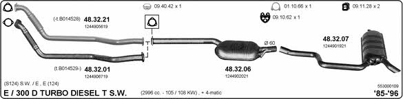  553000109 Exhaust system 553000109