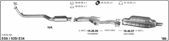 Imasaf 511000088 Exhaust system 511000088