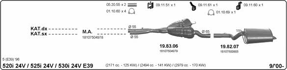 Imasaf 511000094 Exhaust system 511000094