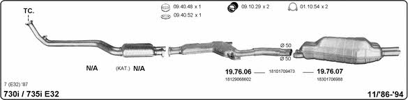 Imasaf 511000103 Exhaust system 511000103
