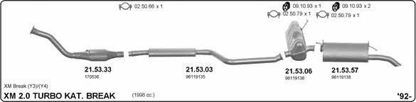 Imasaf 514000175 Exhaust system 514000175