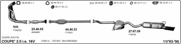 Imasaf 524000038 Exhaust system 524000038