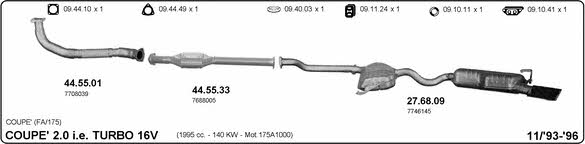 Imasaf 524000041 Exhaust system 524000041