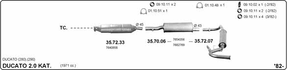  524000078 Exhaust system 524000078