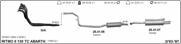 Imasaf 524000241 Exhaust system 524000241
