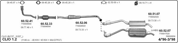 Imasaf 566000004 Exhaust system 566000004