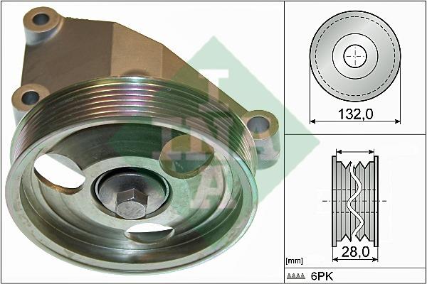 INA 532 0650 10 Idler Pulley 532065010