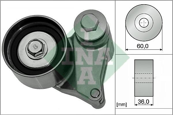 INA 531 0875 10 Tensioner pulley, timing belt 531087510