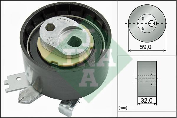 INA 531 0906 10 Toothed belt pulley 531090610